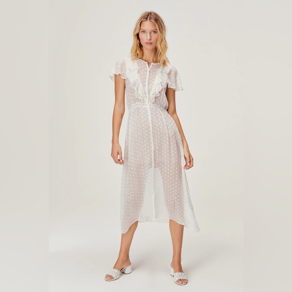 White For Love and Lemons Firecracker MIDI Dress ***NEW***